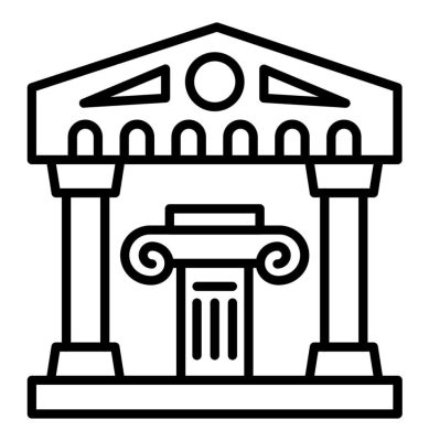 history-museum-icon-style-free-vector